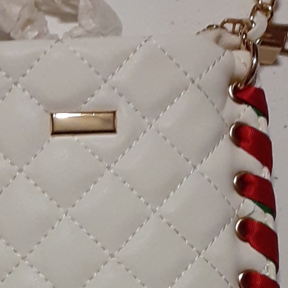 Vegan Leather Quilted Phone Crossbody Bag - Picture 5 of 11